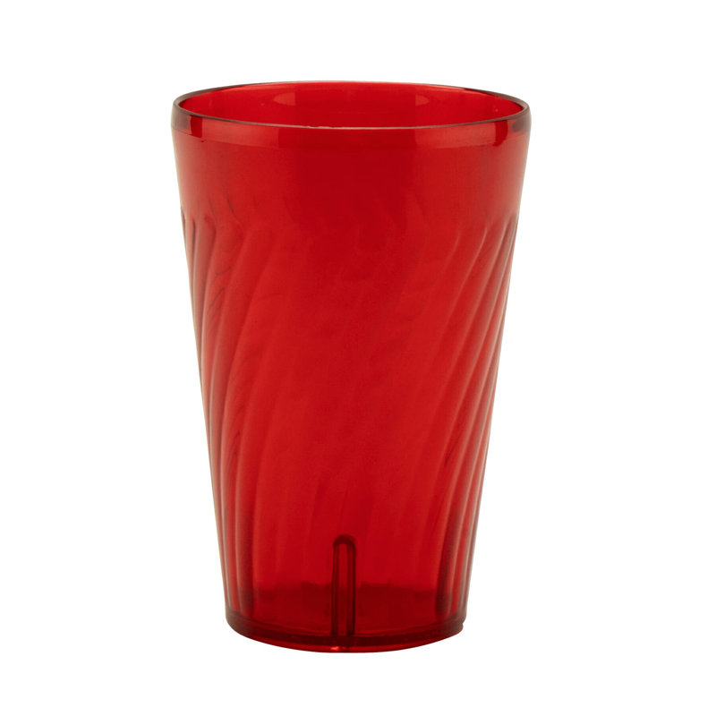 GET Gobelets en plastique incassables et sans BPA Tahiti, 24 onces, bleu (ensemble de 12), Boîte à pain, Rouge
