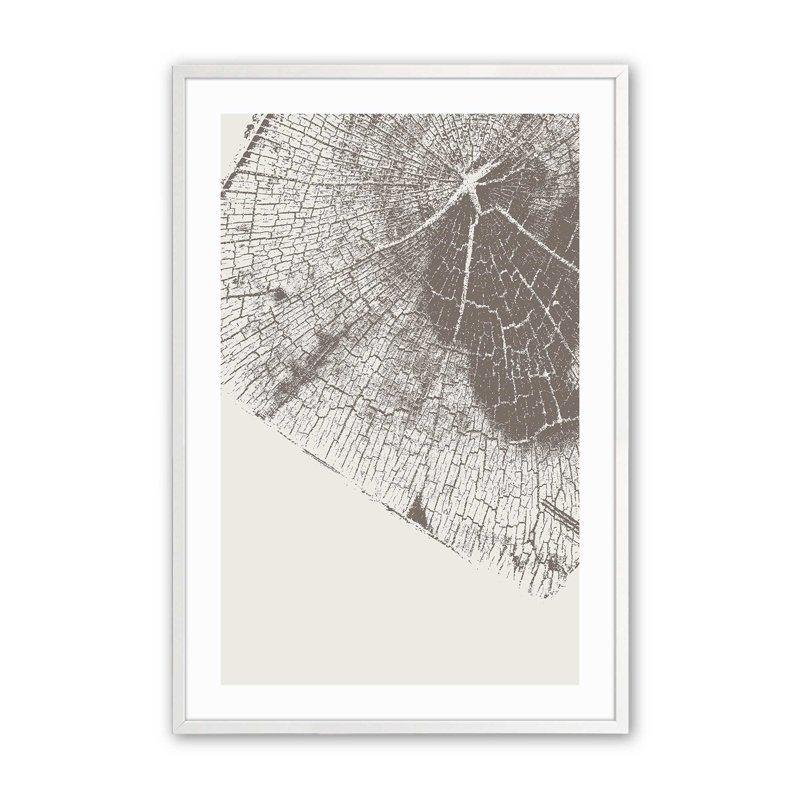 Timeless Grains III, reproduction dans un cadre, H 15,25 po x l 12,25 po, Cadre photo blanc
