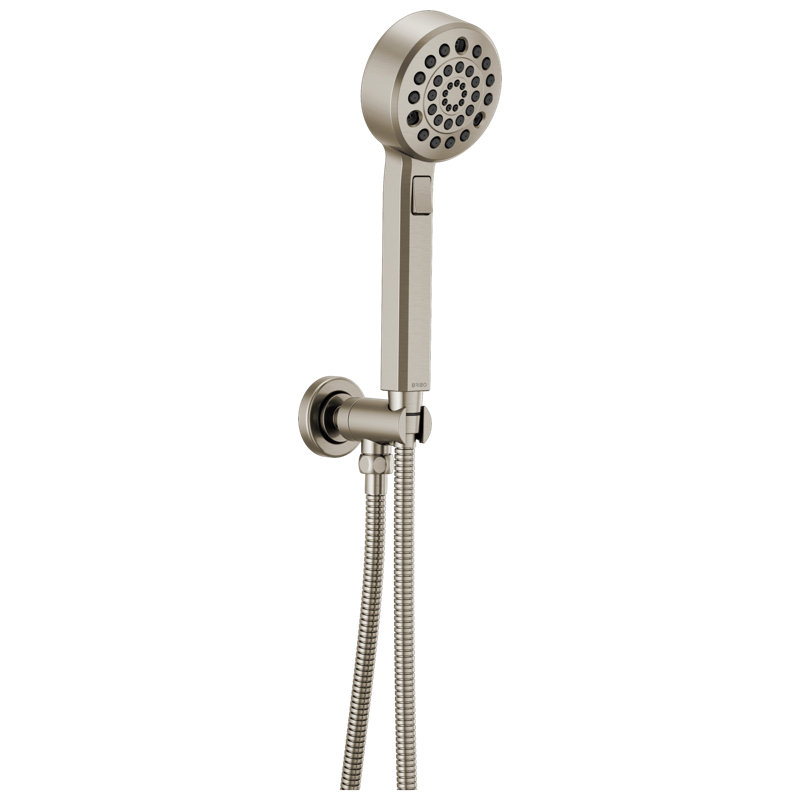 Levoir® H2OKinetic® Multi-Function Wall Mount Handheld Shower Head, Luxe Nickel