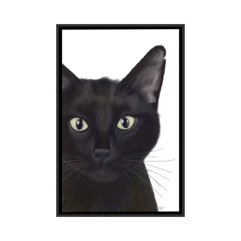 « portrait of gus ii », impression sur toile, H 26 po x l 18 po x P 1,5 po, Toile avec cadre noir
