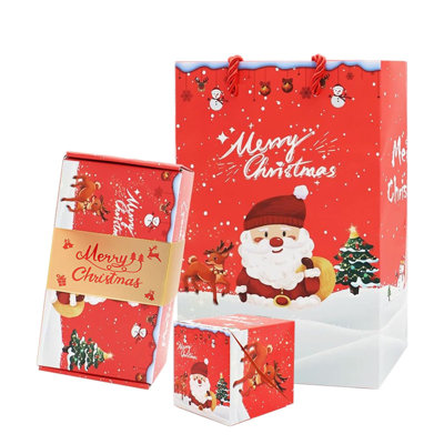 Christmas Decorations Merry Christmas Surprise Box Gift Box Creating Surprising Gift Red Envelope Bouncing Romantic Gift Box