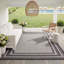 Tapis gris clair / noir Hance-769733768