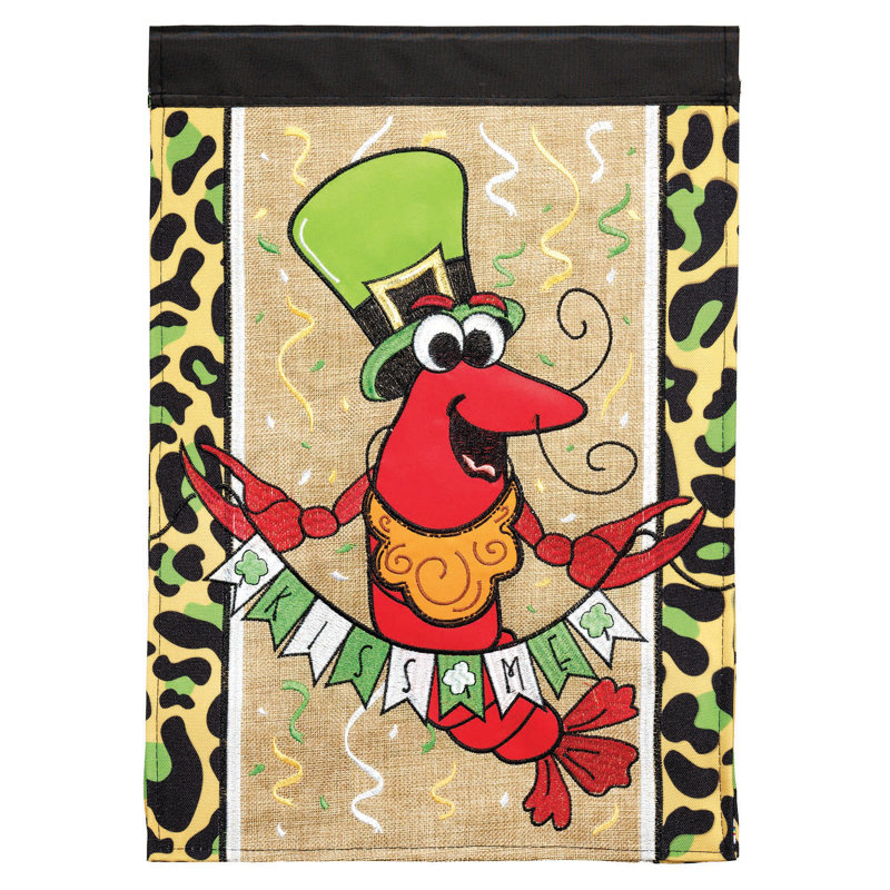 Drapeau de jardin Clute en polyester 2 faces 13 x 18