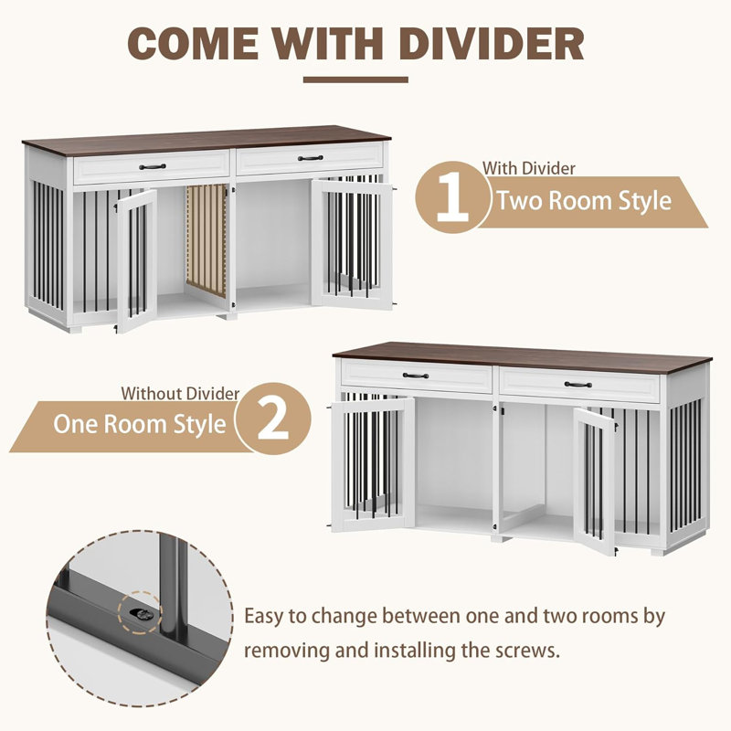 Pet Crate with 2 Doors