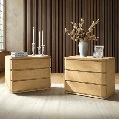 Table de chevet 3 tiroirs Waynesville