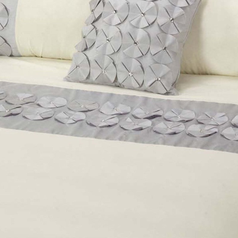 Titania Duvet Cover, Silver