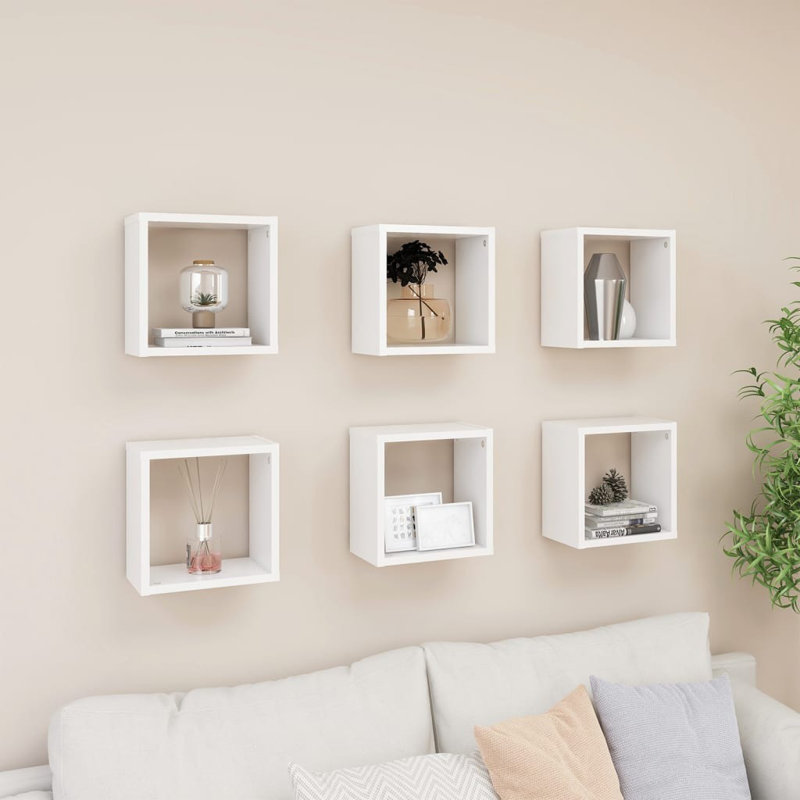Glenne 6 Piece Square Cube Shelf