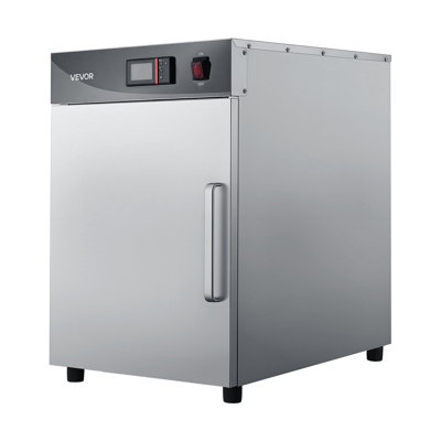Electric Hot Box Food Warmer, 4-Tier Commercial Warming Cabinet with Water Tray, Single-Door and Adjustable Shelves, Stainless Steel Food Warmer Cabinet, for Restaurant, Kitchen, Pizza, Chicken