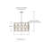 Cohen 4 - Light Gold Drum Pendant