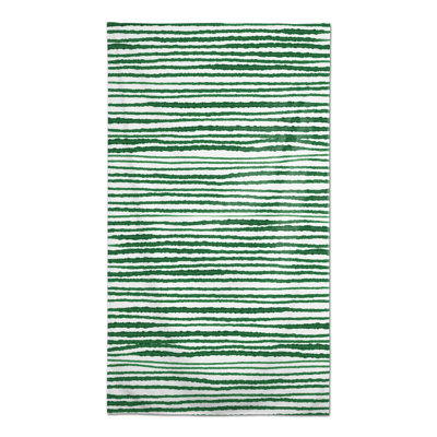 Rectangular Striped Polyester Tablecloth