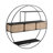 3 Piece Circle Accent Shelf with Drawer