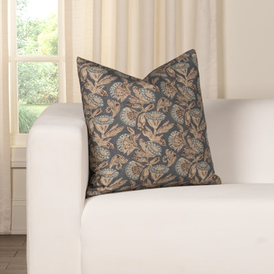 Buchan Henna 20" Feather Throw Pillow