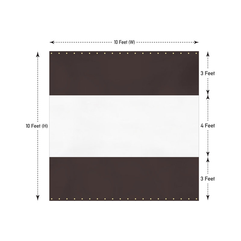 Blue Elephant Black, 304.8cm H x 304.8cm W, Coffee