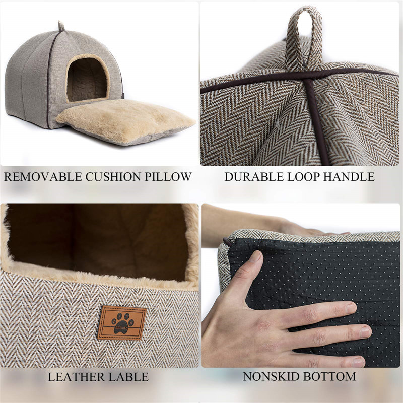 Elenora Faux Fur Pet Bed