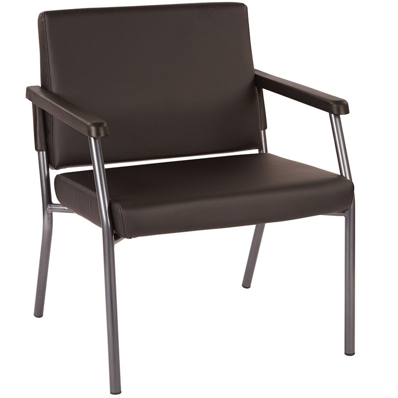 Chaise de salle d'attente 28,5 po Pavy, Noir