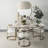 Lyanna 3-Light Dimmable Drum Chandelier with Beaded Accents