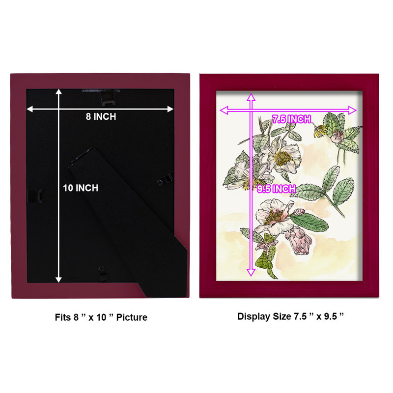 Camellia Study, reproduction d'art encadrée, Cadre rouge, H 11 po x l 9 po x P 1 po
