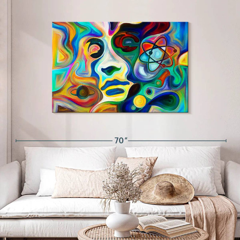 Avery Abstract Galaxy, 30" H x 45" W