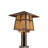 Rustic Lodge Colourful Lantern Head