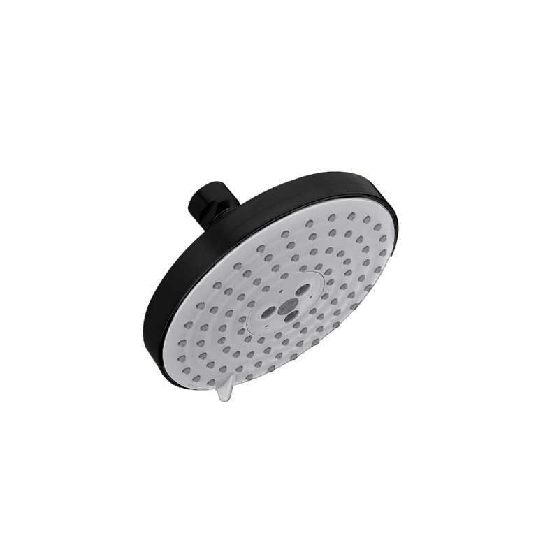 Hansgrohe Raindance S Showerhead 150 3-Jet, 1.75 GPM, Matte Black