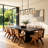 Jaciyon 8 - Light Dimmable Dining Room Modern Linear Chandelier