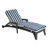 Patio Reclining Chaise Lounger with Removable Cushions for Backyard/Poolside-1032773027