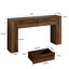 Console 63 po avec tiroirs, console pour salon, couloir, entrée-1085111790
