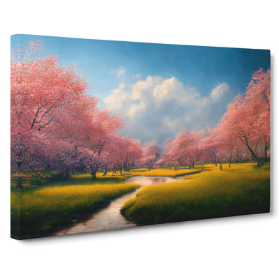 Miraculous Spring Forest - Wrapped Canvas