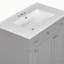 Ensemble de meuble-lavabo simple 30 po avec plateau en céramique Tahirih-668049449