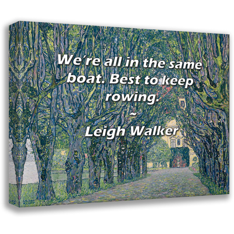 «Artsy Quote» par Leigh Walker, toile tendue avec châssis