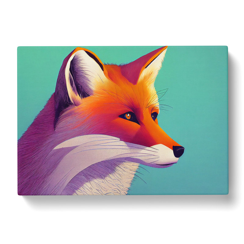 Radiant Fox - Wrapped Canvas, 35cm H x 50cm W x 3cm D