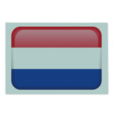 Ambesonne Dutch Cutting Board Large Size Holland Flag as Square Shape Dark Pink Cobalt Blue