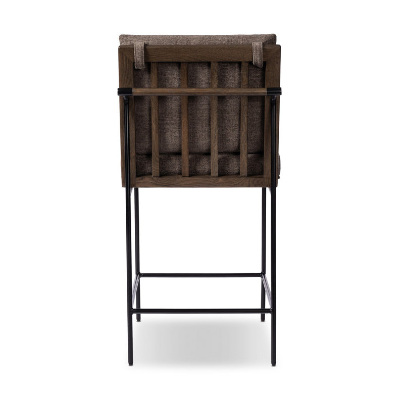 Westgate Solid Wood 26" Counter Stool, Bar Stool (30" Seat Height), Landale Charcoal