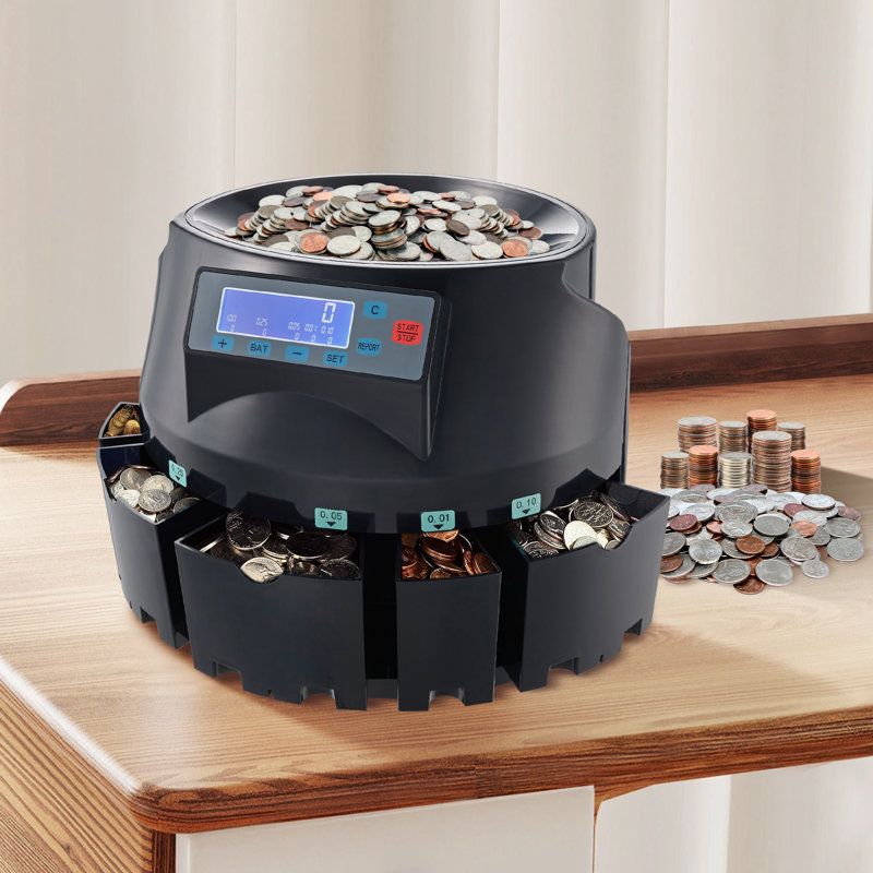 Trieurs de pièces de monnaie en plastique et en métal VEVOR