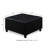 Large Square Storage Ottoman With Wooden Legs, Upholstered Button Tufted Coffee Table With Nail Trims-1020120609