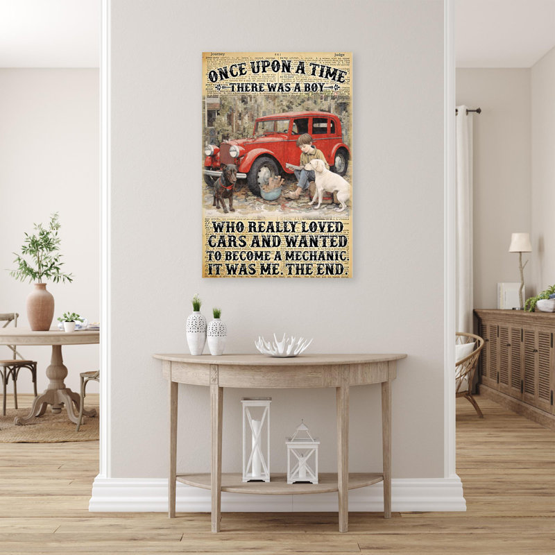 Impression sur toile, "Wanted To Becher", H 20 po x l 16 po x P 1,25 po