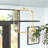 Richas 3 - Light Dimmable LED Lantern Square / Rectangle Chandelier