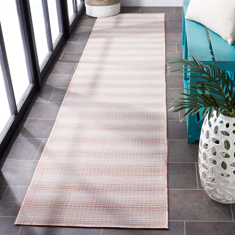 Adelin Power Loomed Indoor/Outdoor Area Rug, Runner 2' x 9'
