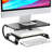 Monitor Stand Riser, Computer Desktop Stand Riser Holder, Vented Metal 2 Tier Desk Shelf