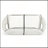 Condesa Outdoor Patio Wicker Love Seat with Sturdy Iron Frame(Set of 1)-2105926046