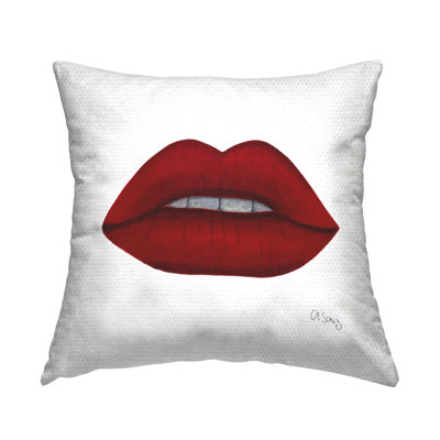 Polyester Throw Square Indoor/Outdoor Pillow Cover & Insert