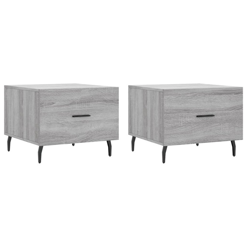 Coffee Table with Storage, grey sonoma