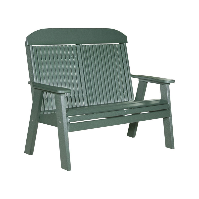 Banc de parc en plastique classic Zamir, Vert