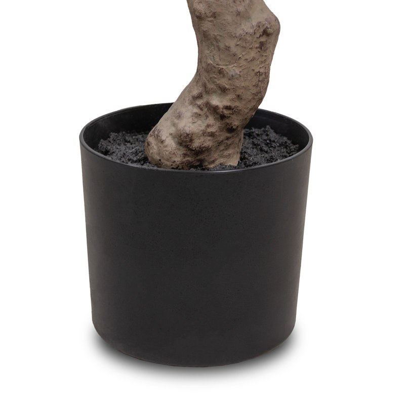 Faux Aralia Faux Foliage Tree in Pot, 75" H x 47" W
