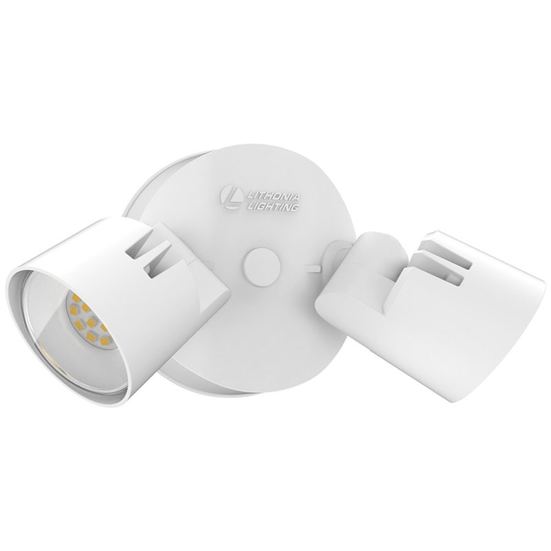 Outdoor HGX LED 2RH 4000K Security Floodlight in White