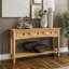 Aticus 122cm Solid Wood Console Table
