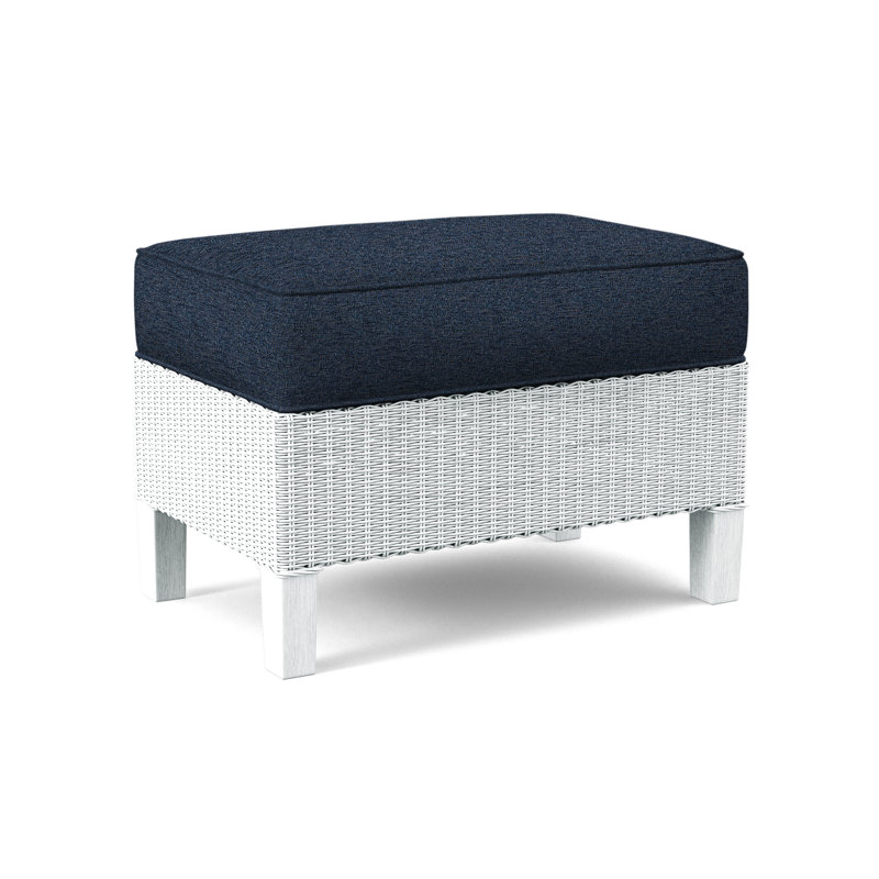 Repose-pieds standard 25 po Gibraltar, Blanc givré, Bleu marine de base; 0317-61