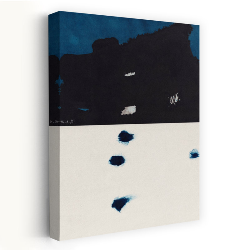 Contemporary Art Abstract Contemporary Modern Landscape Mountain Wall Art - Wrapped Canvas Print, 45.72cm H x 30.48cm W