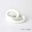 3 Rings Connected-Matte White