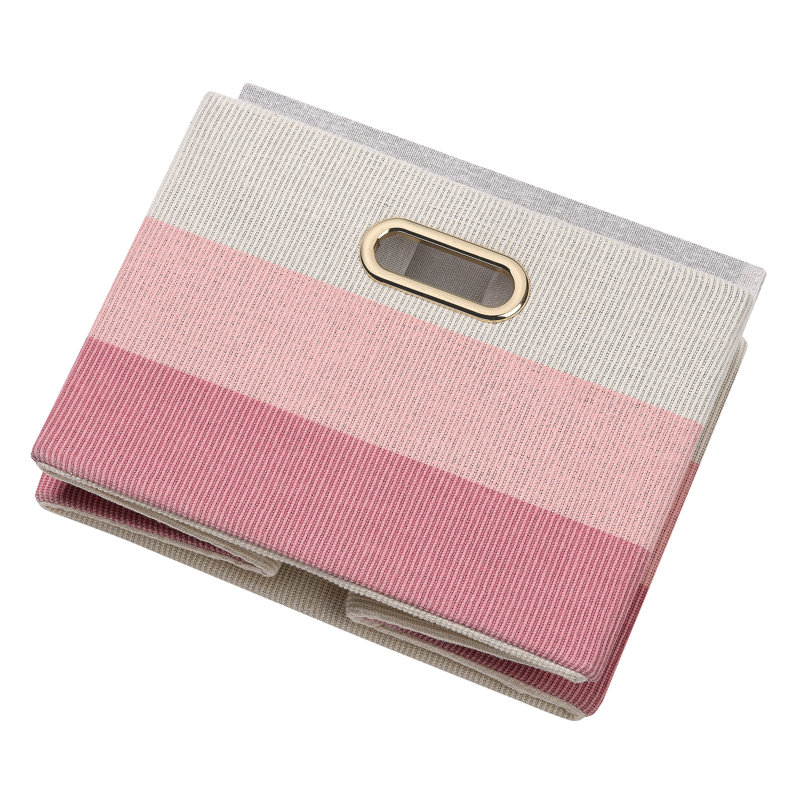Panier / panier de rangement pliable / pliable rose ombré